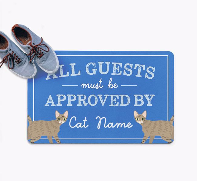 All Guests Must Be Approved: Personalized {breedFullName} Doormat